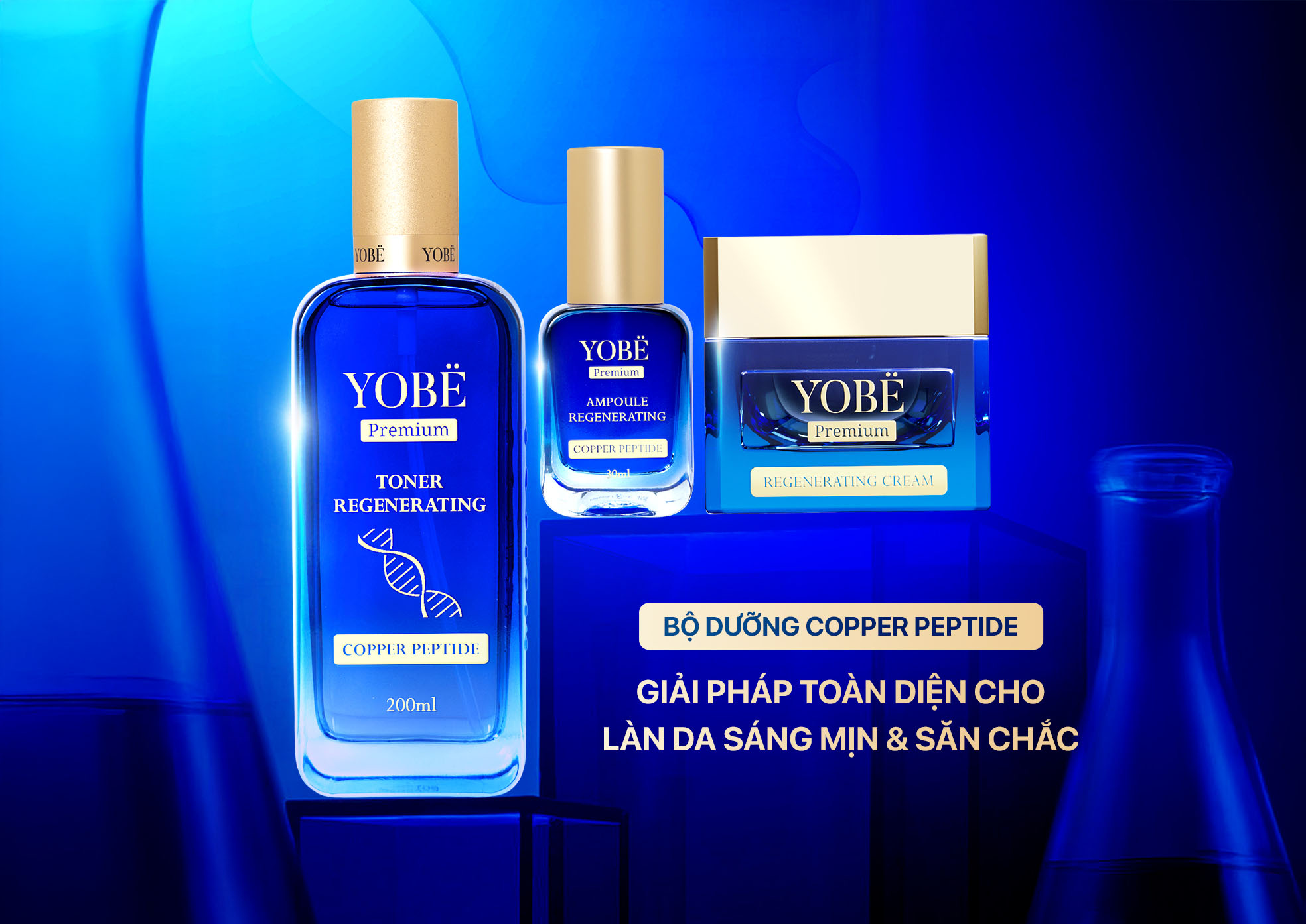 YOBE với thành phần Copper Peptide: Không đơn thuần chỉ là hoạt chất phục hồi