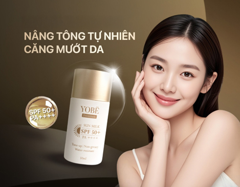Rạng rỡ đón hè với cơ chế bảo vệ đa tầng mạnh mẽ từ Sữa chống nắng YOBE