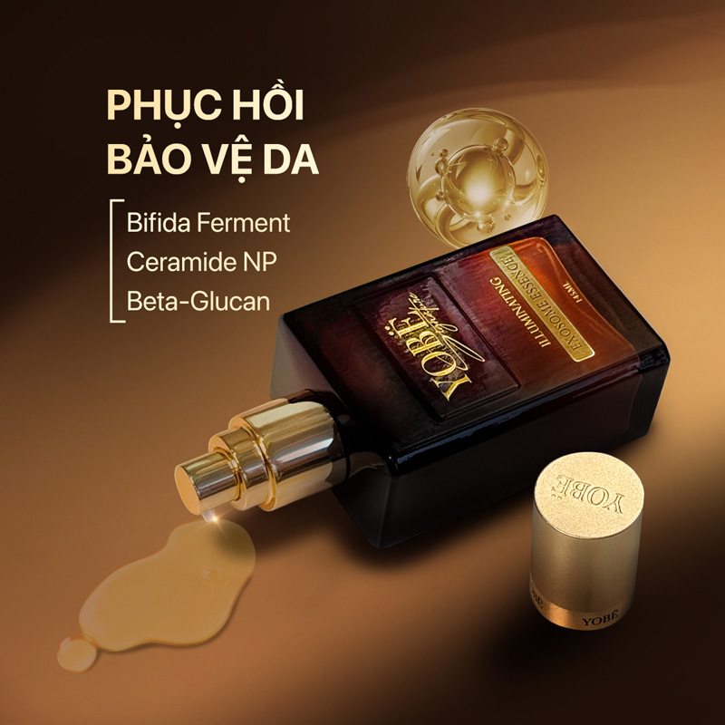 Nước Thần Dưỡng Trắng Da Và Mờ Nám Yobe Signature 145mL