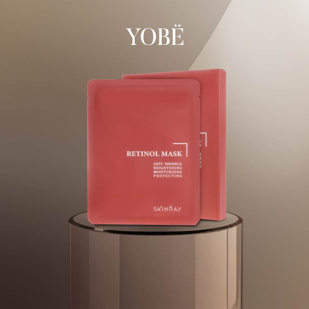 Mặt Nạ Retinol Tái Tạo Dưỡng Sáng Da Skinray (5 miếng/hộp) 