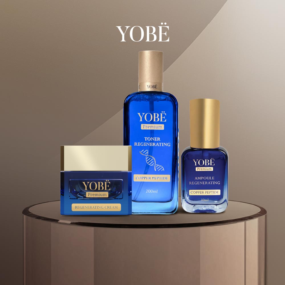 Bộ Dưỡng Tái Sinh - Căng Bóng - Ngăn Ngừa Nám Copper Peptide Yobe